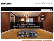 Tablet Screenshot of classdaudio.com